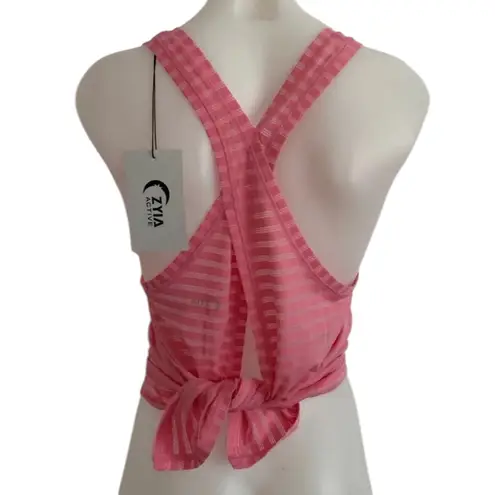 Zyia NWT Pink Nimbus Split Back Tank L