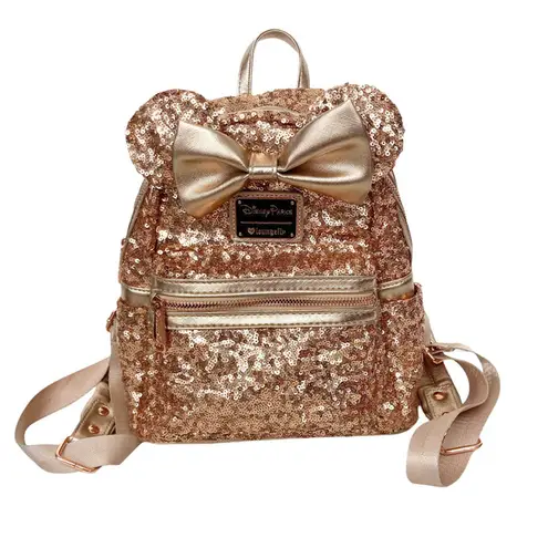 Lounge Fly Disney Pink Sequin Backpack