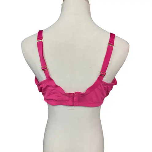 Cacique Women's Print Lightly Lined French Balconette Bra Floral Fantasy Sz 40DD