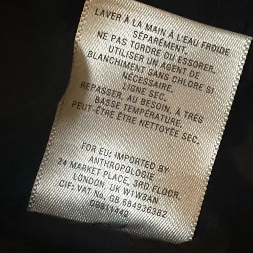 Maeve Anthropologie Botanical Floral Faux Wrap Dress Handkerchief Midi Boho