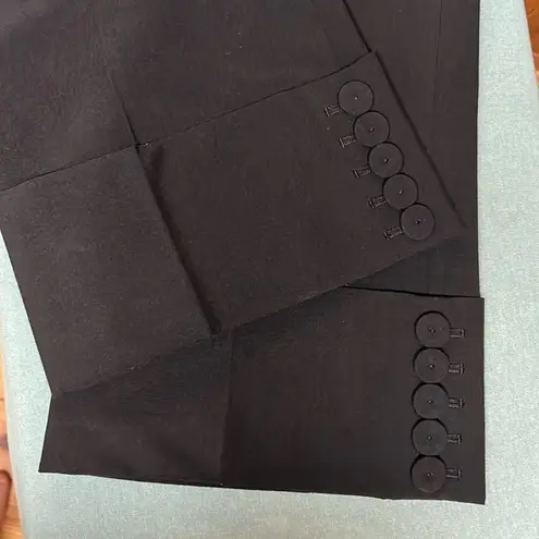 Classiques Entier Cropped Dress Pant with Button Detail Cuffs