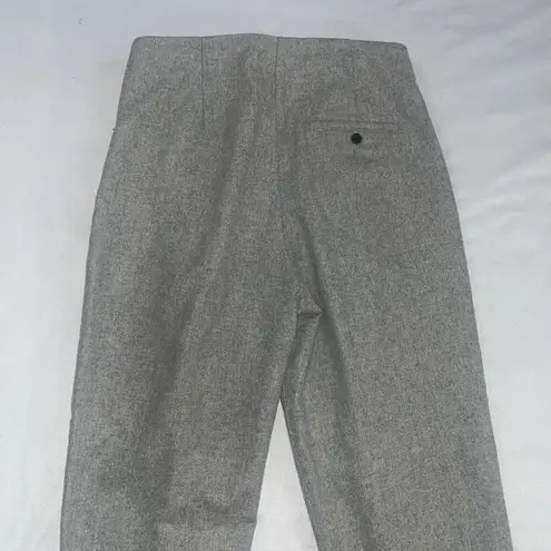 Wilfred Aritzia  Chambery Pant Cropped Pleated Trouser Wool Cashmere Gray Size 0