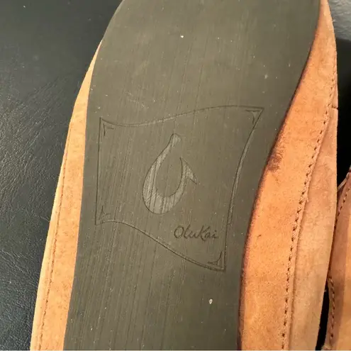 Olukai  women’s Sheepskin Shearling Slides Slipper Shoes - Image 5