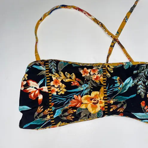 Time and Tru Desert Bloom Bandeau Swim Bathing Suit Bikini Top Women's Size XL