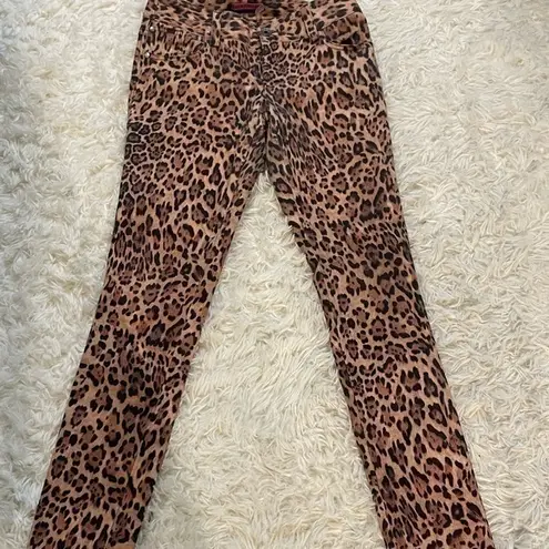 Alice + Olivia  5-Pocket Jeans leopard NWOT