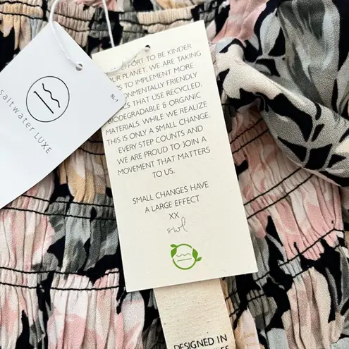 Saltwater Luxe Floral Midi Dress