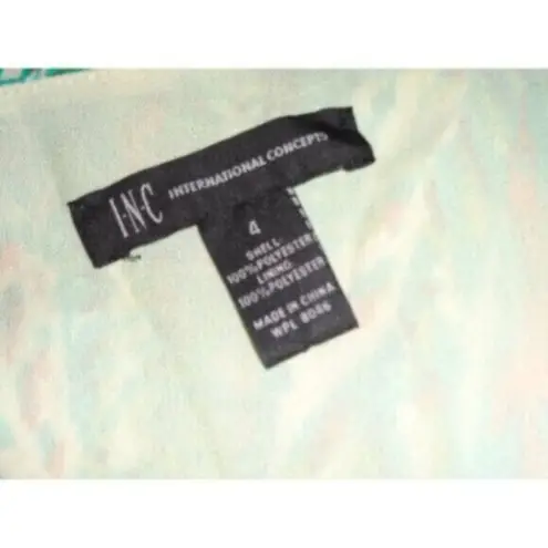 NEW INC International Concepts women's SZ 4 Indian Summer Dress MSRP $109.50