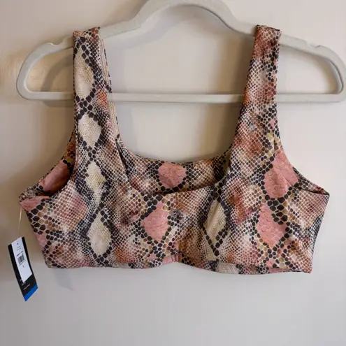 Gap NWT GapFit StudioBra Sports Bra Multi Snake Print Size L - Image 3