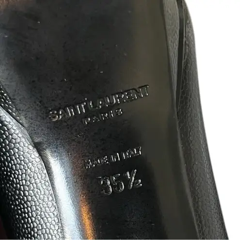 Saint Laurent Black Stiletto Heels Sleek Design