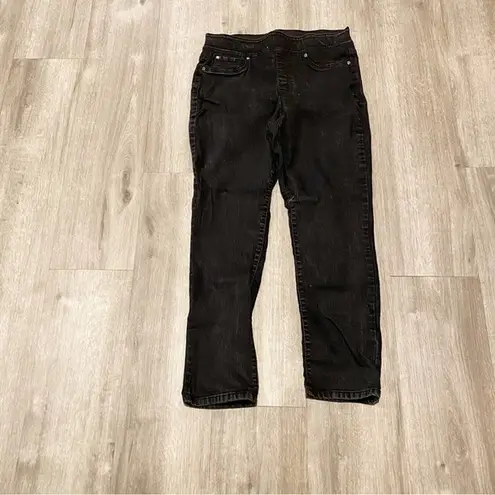 kim rogers  High Rise Black Jeans 14P