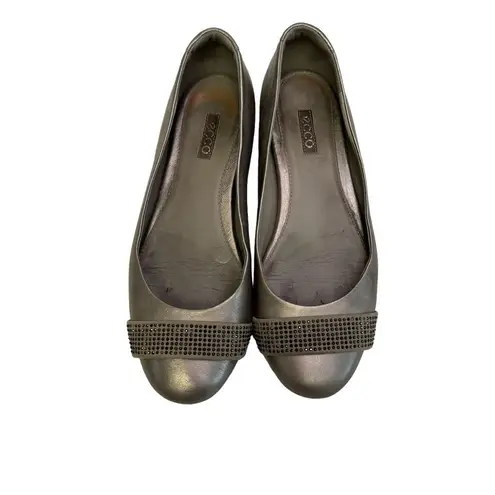 Ecco  Bronze with Rhinestone Ballet Flats Shoes Size 39 (8-8.5)