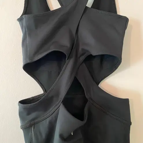 NWT Free People Movement Black One Piece Workout Gym Yoga Active Women's size XS