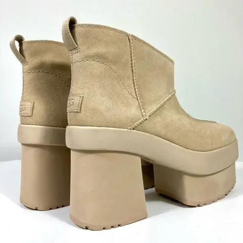 UGG  Mini New Heights Chunky Platform Boots Mustard Seed Size 10 NEW - Image 10