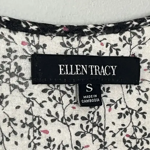 Ellen Tracy Floral Long Sleeve Dress