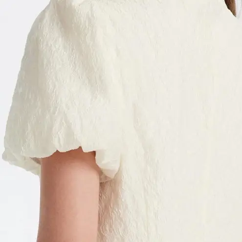 White Mandarin Collar Cheongsam Qipao Mini Dress Size XS