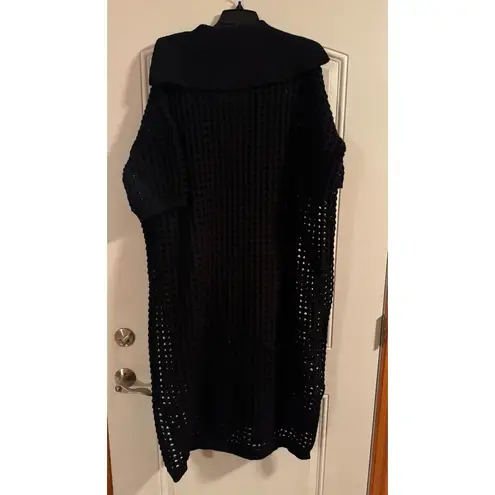 Dressed in LaLa Black Knit Oversize Dress