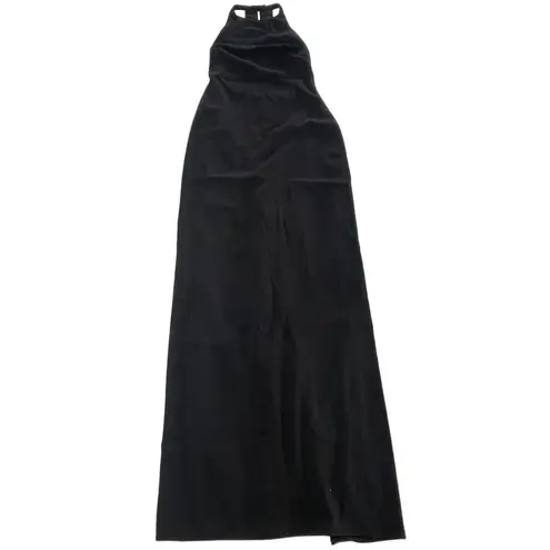 Badgley Mischka Badgley Mischka Dress Womens 2 Black Odessa Bow Back Gown Formal