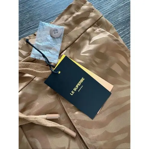 NWT Le Superbe Santa Cruz Cargo Pants Shadow Zebra Size 6 MSRP $325 Brown - Image 8