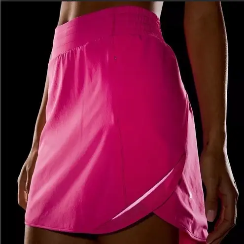 Lululemon NWT  Hotty Hot HR Sonic Pink Skirt Size 2 Shorts Underneath