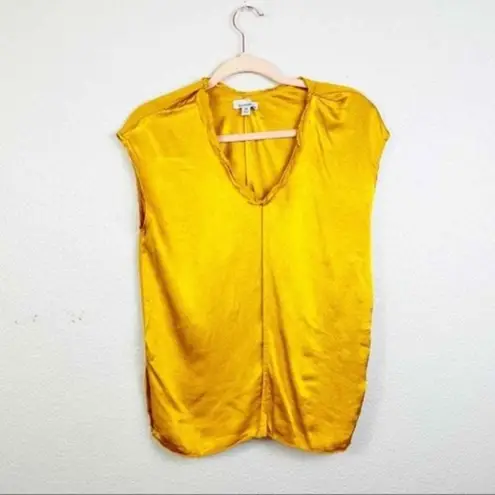 Allison Joy  Yellow‎ Mustard Sleeveless Top XS