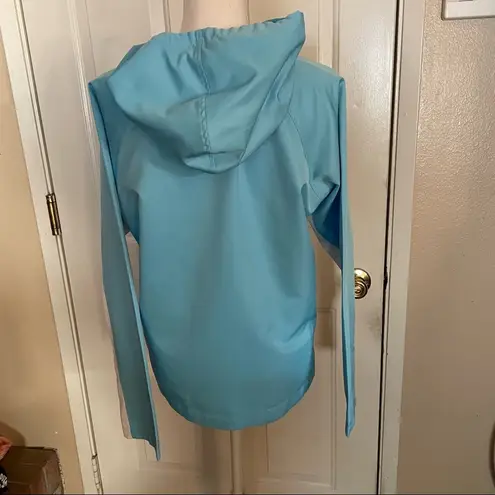 Lady Footlocker Hooded Windbreaker Blue Size L