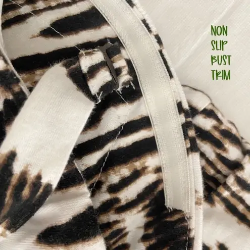 Soma Intimates Brown & White Print Sundress