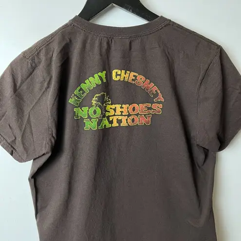 Gildan 2013 Kenny Chesney Tour T Shirt Small S Brown Graphic Tee thumbnail 6