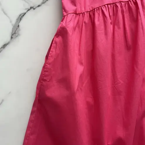 Untuckit Demi Cotton Shirt Dress pink Siz eLarge Preppy Coastal feminine chic Size L