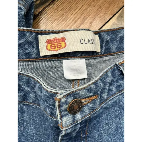 Route 66 Vintage Classic Fit High Rise Tapered Leg Denim Jeans Womens Sz 14s 29