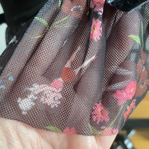 Unique Vintage X Betty BoopBlack Satin Hi/Low Pencil Skirt - Size S(4)- NWT