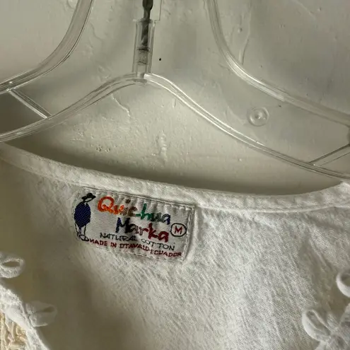 Vintage Quichua Marka Embroidered Top V