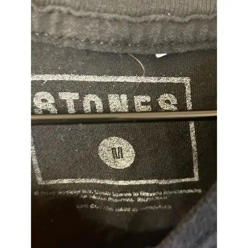 Rolling Stones Tshirt tee, no filter Tour 2019 band tour tee Black Size M