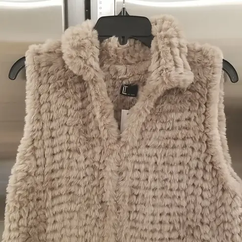 Love Token ππ Nico Faux Fur Vest ~ Camel Small S NWT
