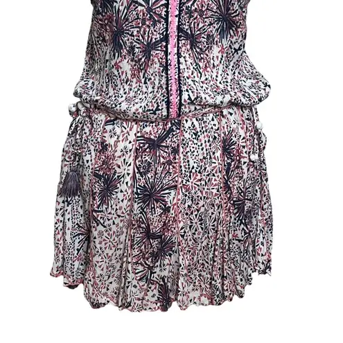 Poupette St Barth Nola Mini Dress Women’s Size Small Boho Tank Slinky Weave White