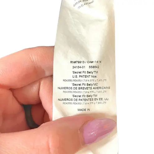 Genetic Denim Secret Fit Belly Maternity Flared Black Jeans Size 28