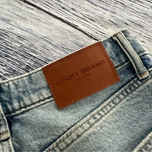 Lucky Brand  90’s Jean High Rise Straight Distressed Jeans