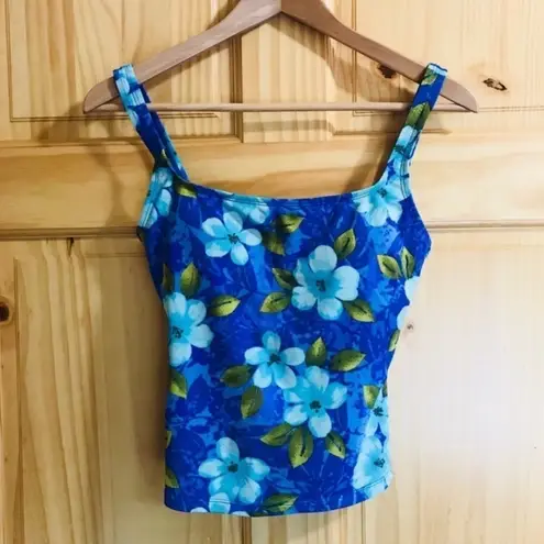 Speedo  tropical floral tankini swimsuit top size 6