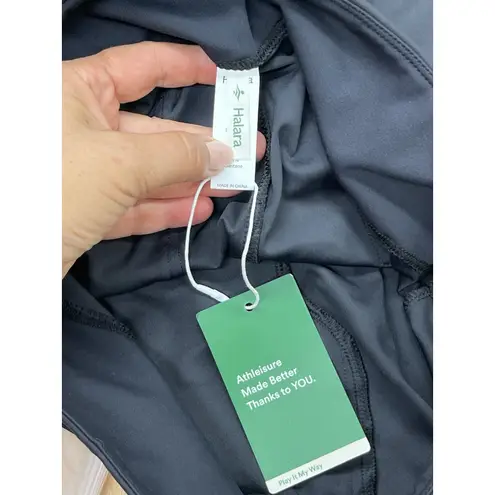 Halara Flex Flare Pants Womens Large Black Stretch Trousers Athleisure Casual