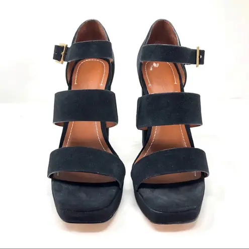 Elizabeth and James black suede Sandals, size 9 - NWOT