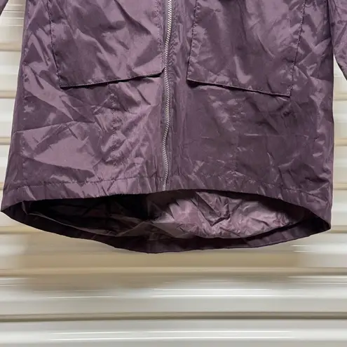 Mondetta Quilted Overlay Rain Parka Trench Coat Women’s Size M