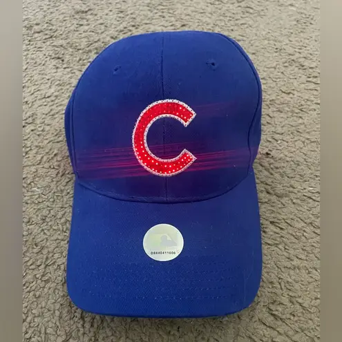 Chicago cubs blue and red baseball cap with flashing lights NWT