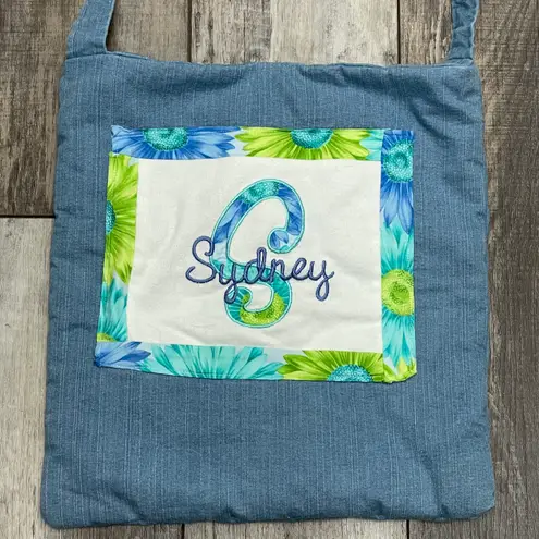Miss Peony “ Sydney “ Blue and White Tote