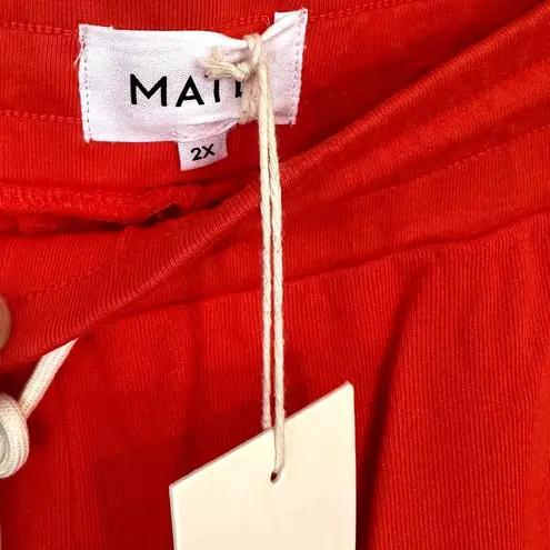 Mate the Label NEW Red Organic Terry Classic Jogger - 2X