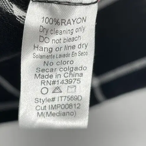 Carly Jean Los Angeles Carly Jean Windowpane Plaid Long Sleeve Boyfriend Fit Button Down Shirt Top CJLA