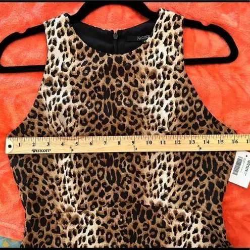 19 Cooper XS Sleeveless Tiered-Skirt Leopard Print Dress