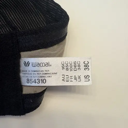 Wacoal 854310 Visual Effects Strapless Minimizer Bra Unlined Size 38C Black NEW