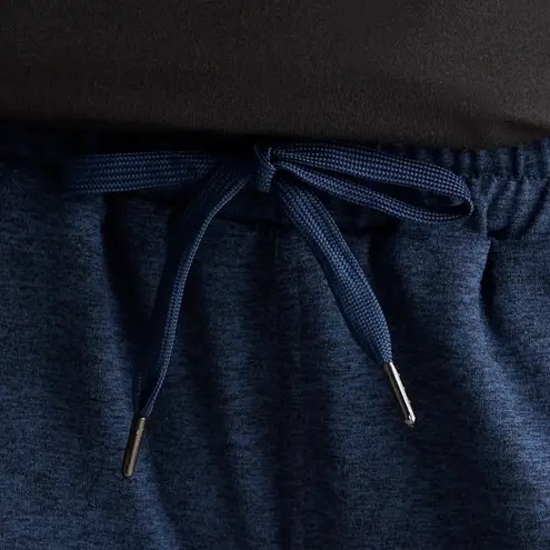 Quince Flowknit Mid-Rise Jogger Large in Heather Navy