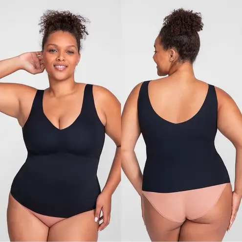 NWT Honeylove Women’s Liftwear BodySculpt Tank Underwire Free in Vamp Black 1X