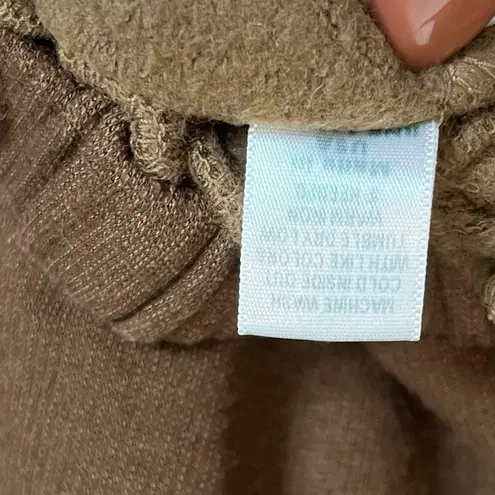 Monrow Full Zip Up Hoodie Sweatshirt Chocolate Brown Women’s Size Small