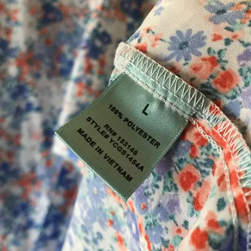 Good Luck Gem Floral Midi Skirt, NWT